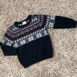 Crazy 8 Fair isle Sweater Size 18-24 Mos. EUC
